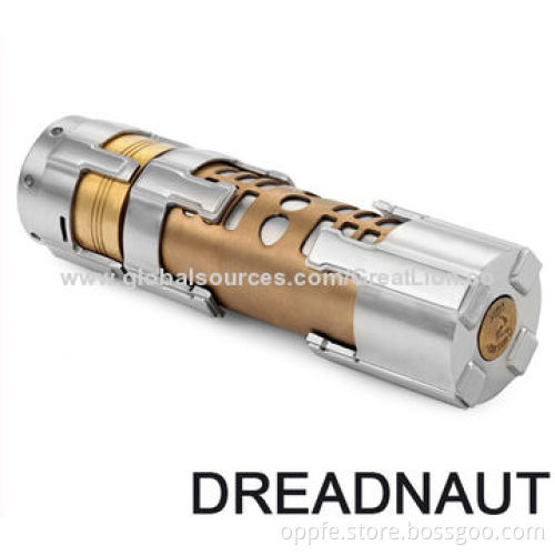 2014 Newest Product 26650 Dreadnaut Hybrid Mod, 34mm Diameter, Made of Stainless Steel/Copper
